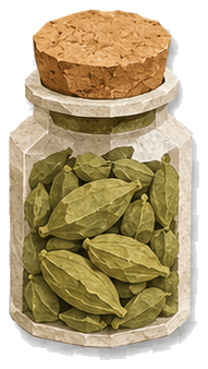 Cardamom jar